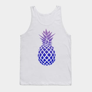 Purple Pineapple Design Tank Top